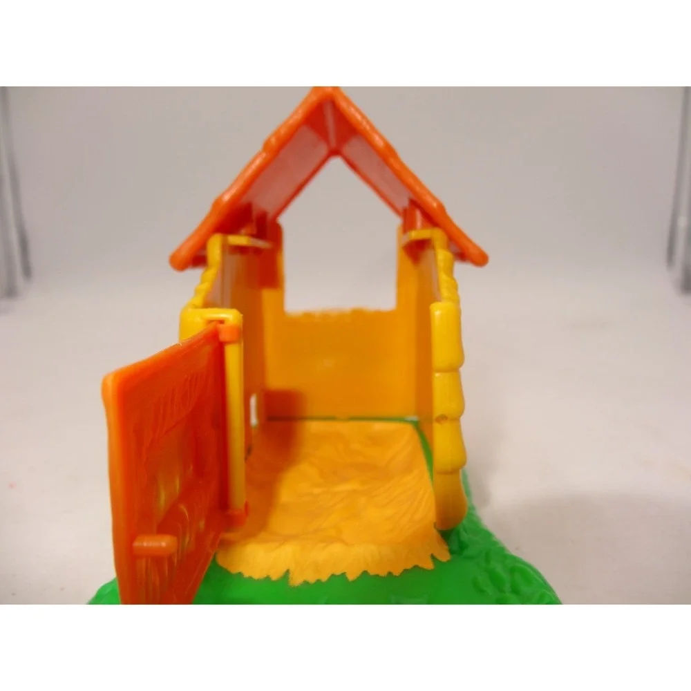 Littlest Pet Shop Zoo Baby Zebra and Mouse House Only LPS 1993 Kenner‎ Tonka Vtg
